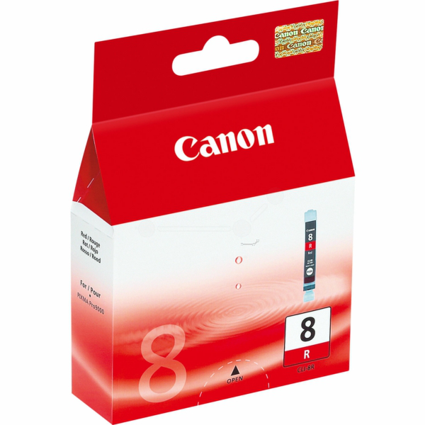 Farba do tlačiarne Canon CLI-8R (0626B001) red (červená) - originálna