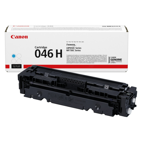 Laserový toner Canon CRG-046H (1253C002) cyan (azúrová) - originálny