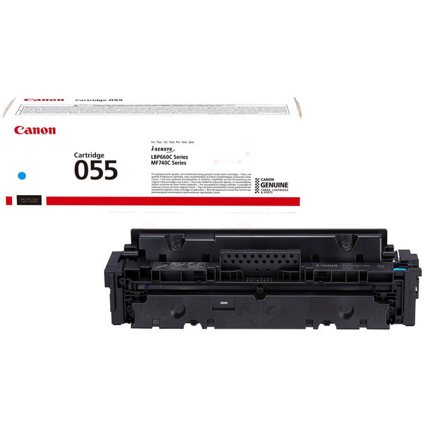 Laserový toner Canon CRG-055 (3015C002) cyan (azúrová) - originálny