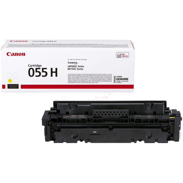 Laserový toner Canon CRG-055H (3017C002) yellow (žltá) - originálny