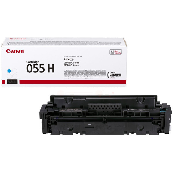 Laserový toner Canon CRG-055H (3019C002) cyan (azúrová) - originálny