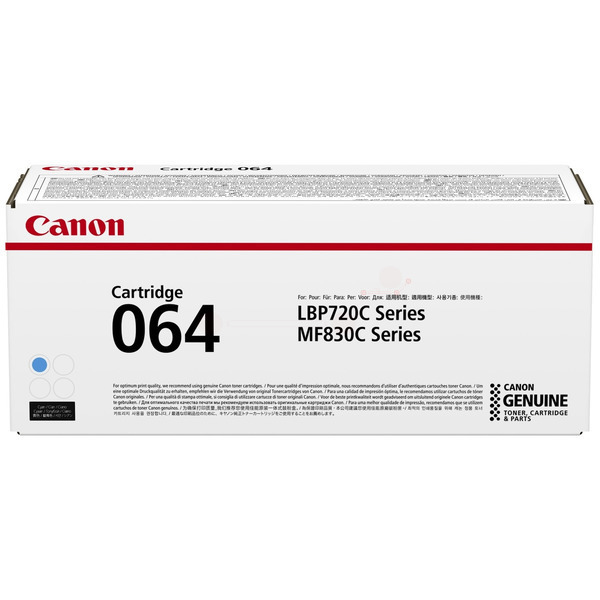 Laserový toner Canon CRG-064 (4935C001) cyan (azúrová) - originálny