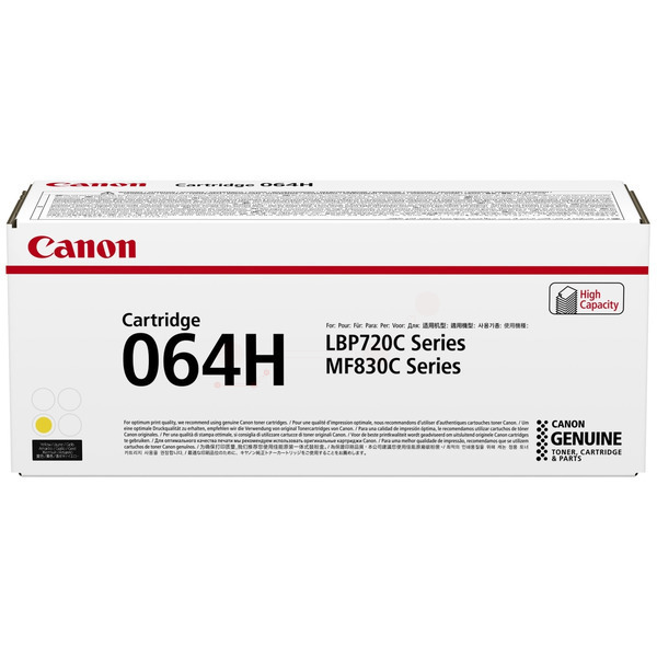 Laserový toner Canon CRG-064H (4932C001) yellow (žltá) - originálny
