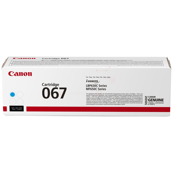 Laserový toner Canon CRG-067 (5101C002) cyan (azúrová) - originálny