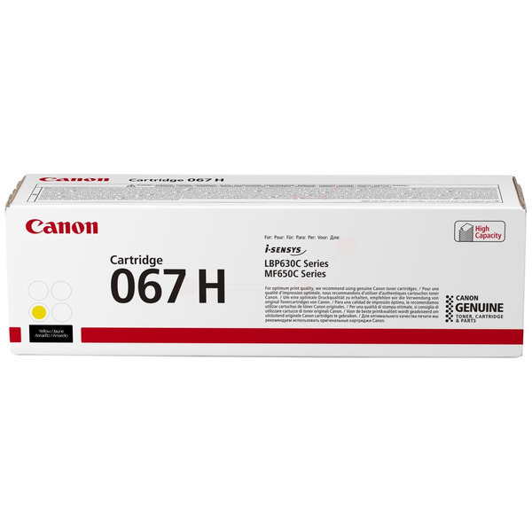 Laserový toner Canon CRG-067H (5103C002) yellow (žltá) - originálny