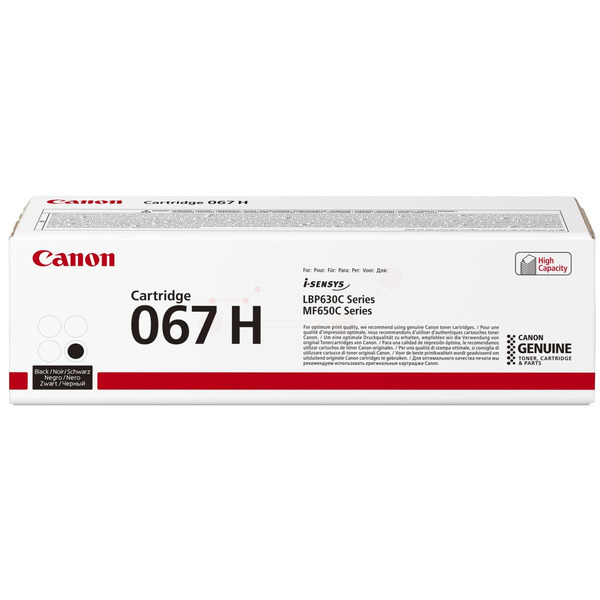 Laserový toner Canon CRG-067H (5106C002) black (čierna) - originálny