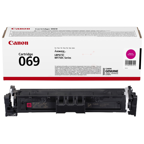 Laserový toner Canon CRG-069 (5092C002) magenta (purpurová) - originálny