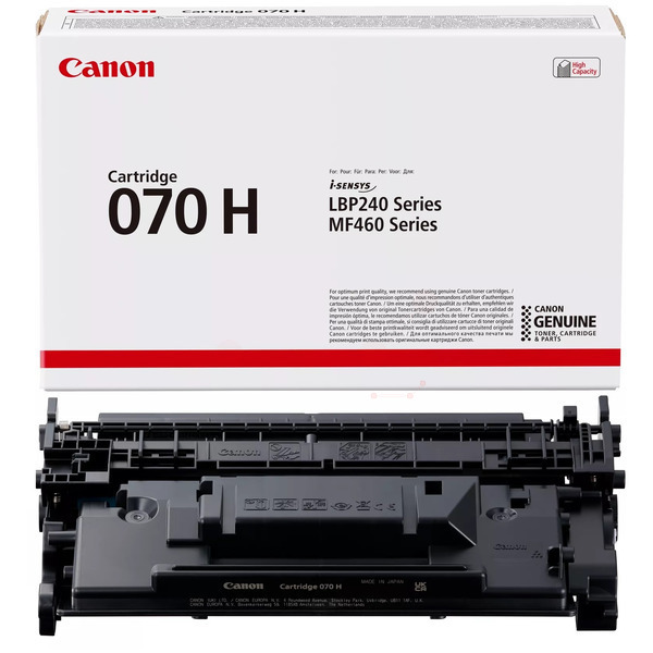 Laserový toner Canon CRG-070H (5640C002) black (čierna) - originálny