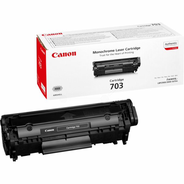 Laserový toner Canon CRG-703 (7616A005) black (čierna) - originálny
