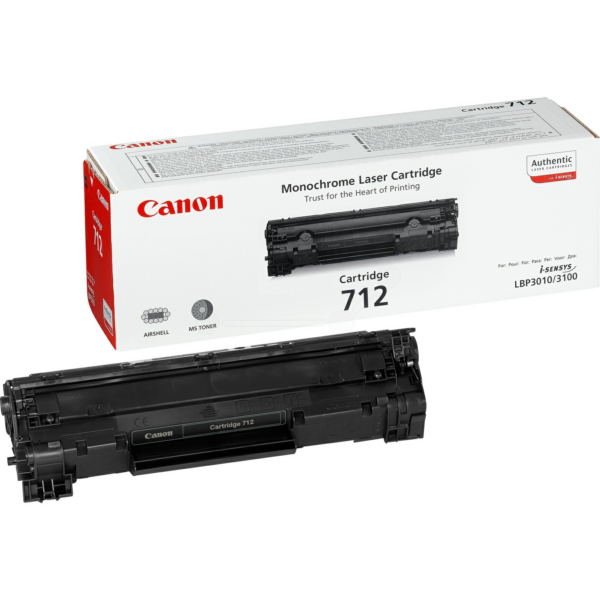 Laserový toner Canon CRG-712 (1870B002) black (čierna) - originálny