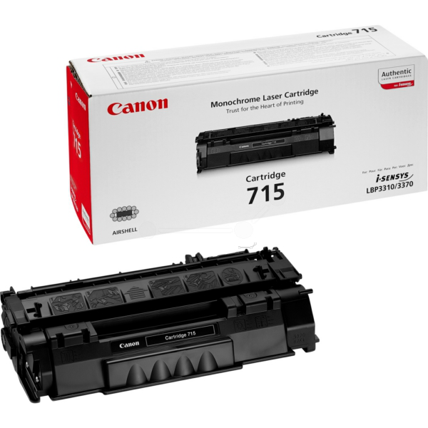 Laserový toner Canon CRG-715 (1975B002) black (čierna) - originálny