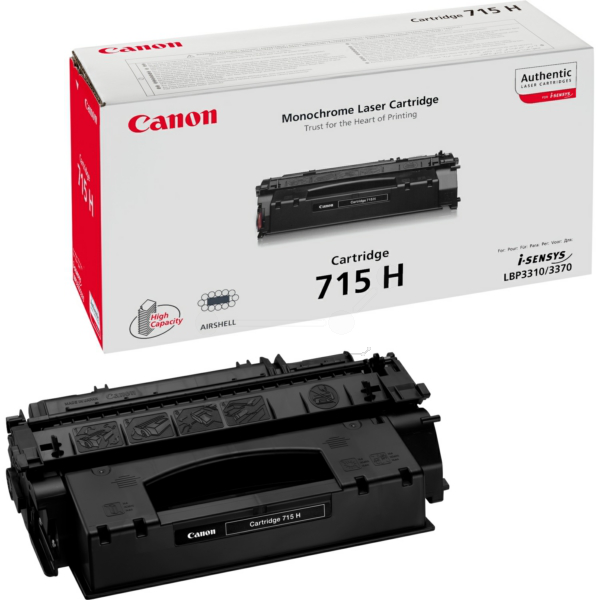 Laserový toner Canon CRG-715H (1976B002) black (čierna) - originálny