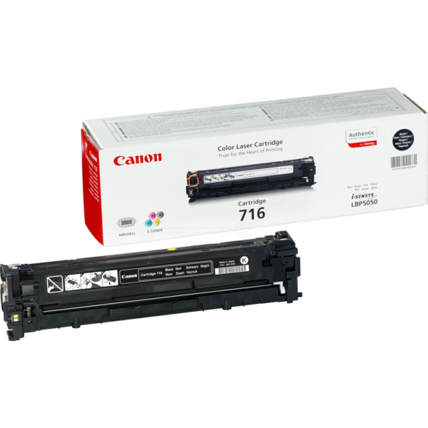 Laserový toner Canon CRG-716 (1980B002) black (čierna) - originálny