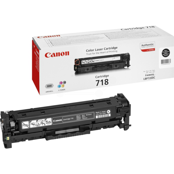 Laserový toner Canon CRG-718 (2662B002) black (čierna) - originálny
