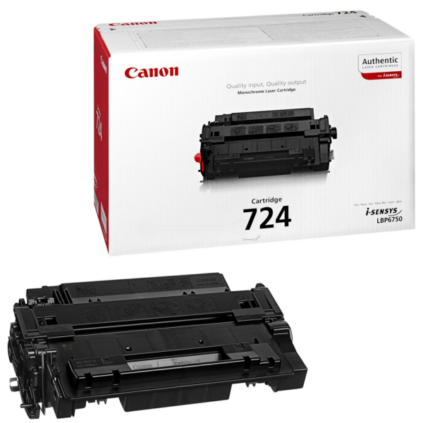 Laserový toner Canon CRG-724 (3481B002) black (čierna) - originálny