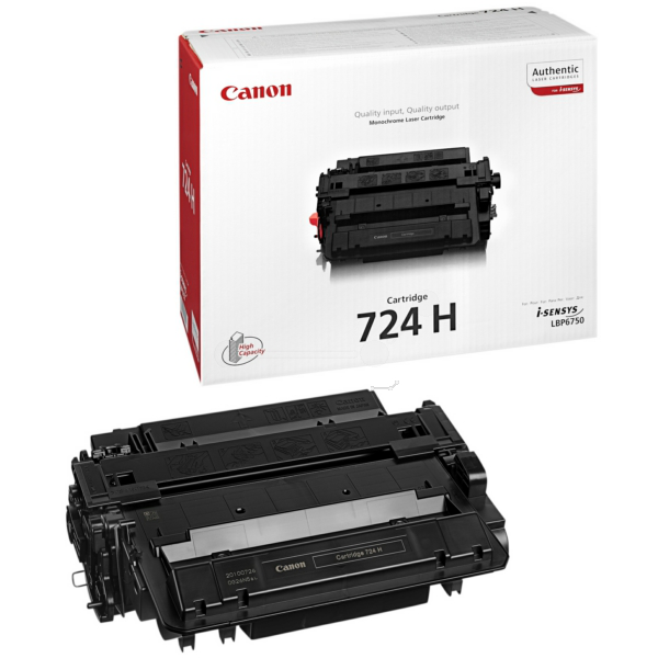 Laserový toner Canon CRG-724H (3482B002) black (čierna) - originálny
