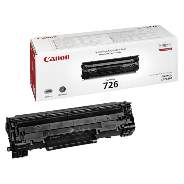 Laserový toner Canon CRG-726 (3483B002) black (čierna) - originálny