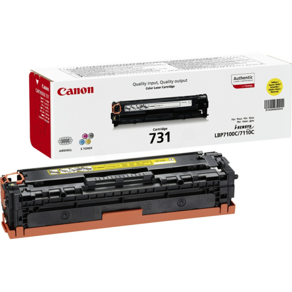 Laserový toner Canon CRG-731 (6269B002) yellow (žltá) - originálny