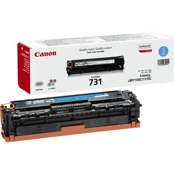 Laserový toner Canon CRG-731 (6271B002) cyan (azúrová) - originálny
