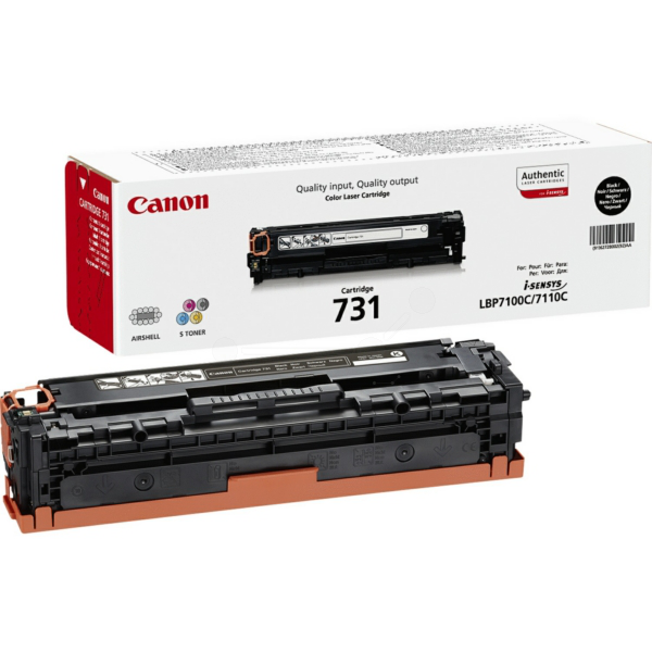 Laserový toner Canon CRG-731 (6272B002) black (čierna) - originálny