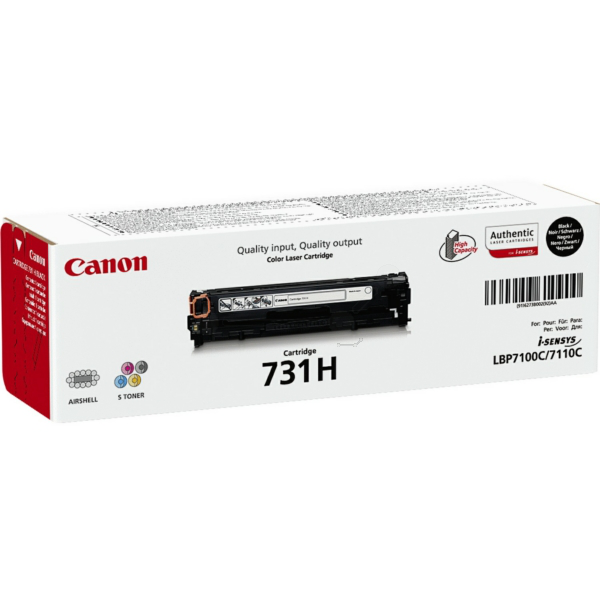 Laserový toner Canon CRG-731H (6273B002) black (čierna) - originálny