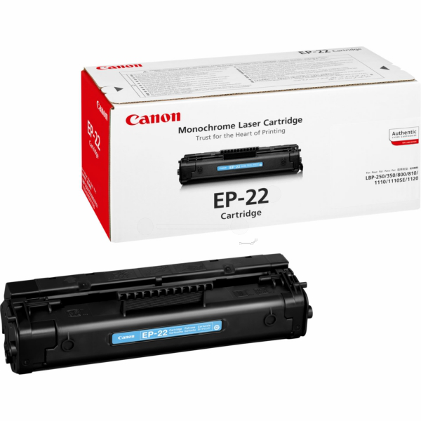 Laserový toner Canon EP-22 (1550A003) black (čierna) - originálny
