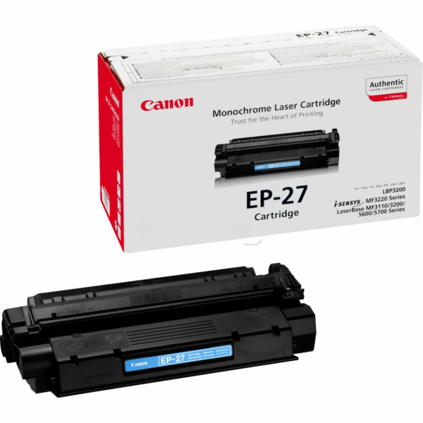 Laserový toner Canon EP-27 (8489A002) black (čierna) - originálny