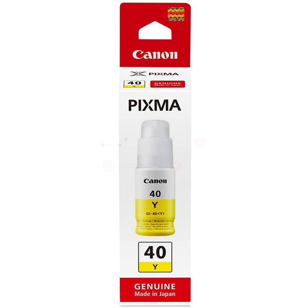 Farba do tlačiarne Canon GI-40Y (3402C001) yellow (žltá) - originálna