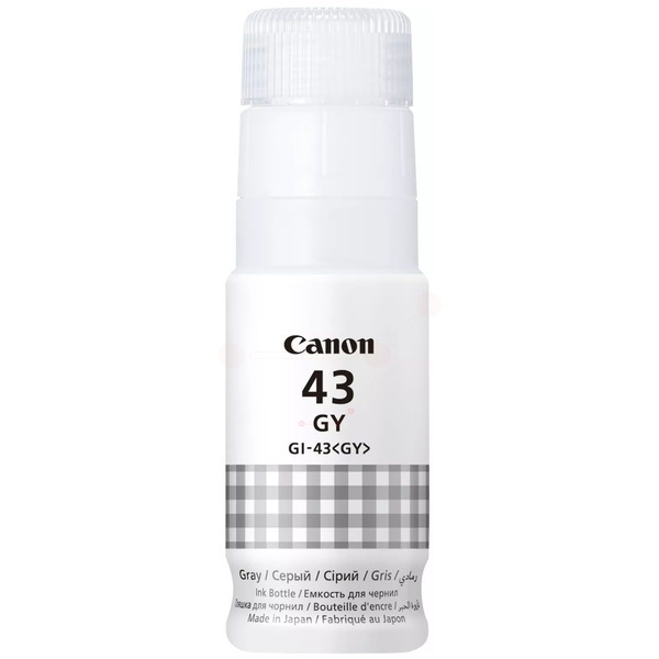 Farba do tlačiarne Canon GI-43GY (4707C001) gray (sivá) - originálna