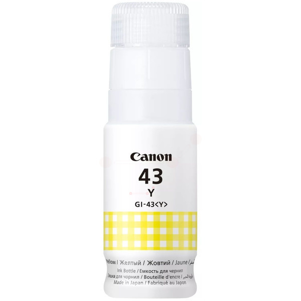 Farba do tlačiarne Canon GI-43Y (4689C001) yellow (žltá) - originálna