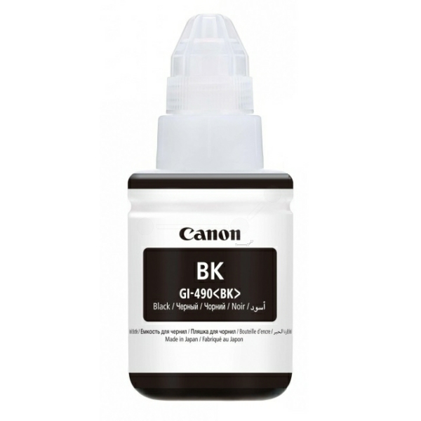 Farba do tlačiarne Canon GI-490BK (0663C001) black (čierna) - originálna