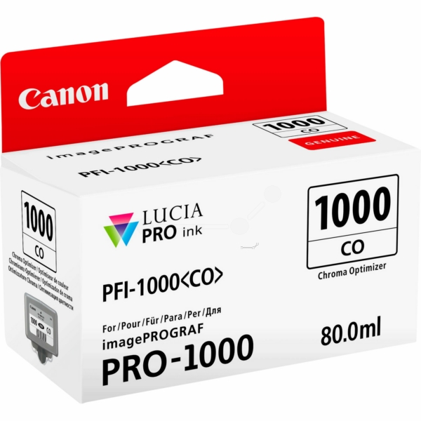 Farba do tlačiarne Canon PFI-1000CO (0556C001) transparent - originálna