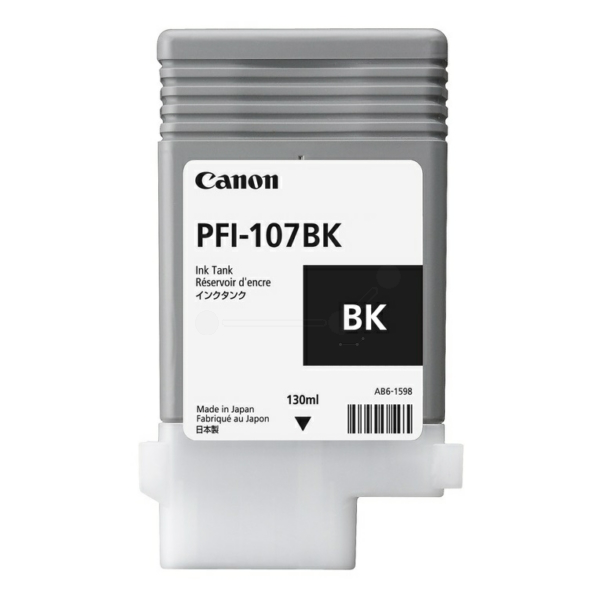Farba do tlačiarne Canon PFI-107BK (6705B001) black (čierna) - originálna