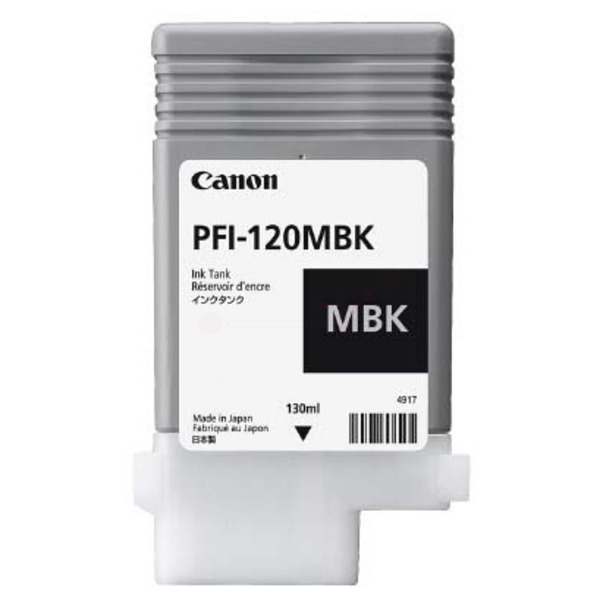 Farba do tlačiarne Canon PFI-120MBK (2884C001) blackmatte (matná čierna) - originálna