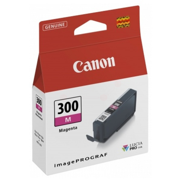 Farba do tlačiarne Canon PFI-300M (4195C001) magenta (purpurová) - originálna