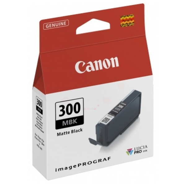 Farba do tlačiarne Canon PFI-300MBK (4192C001) blackmatte (matná čierna) - originálna