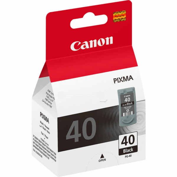 Farba do tlačiarne Canon PG-40 (0615B001) black (čierna) - originálna