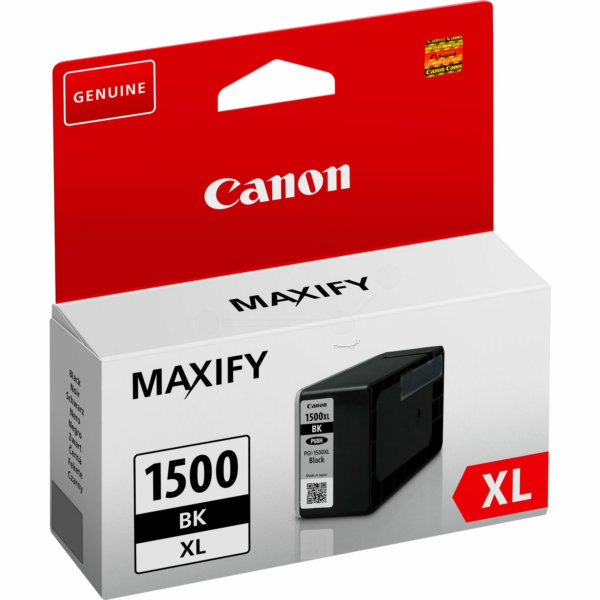 Farba do tlačiarne Canon PGI-1500BK XL (9182B001) black (čierna) - originálna
