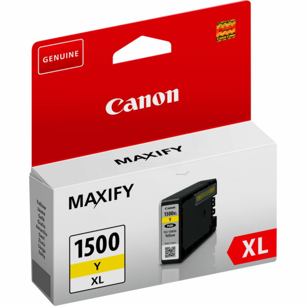 Farba do tlačiarne Canon PGI-1500Y XL (9195B001) yellow (žltá) - originálna