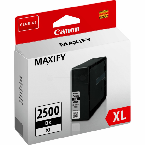 Farba do tlačiarne Canon PGI-2500BK XL (9254B001) black (čierna) - originálna