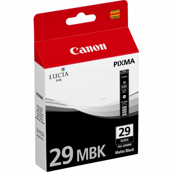 Farba do tlačiarne Canon PGI-29MBK (4868B001) blackmatte (matná čierna) - originálna