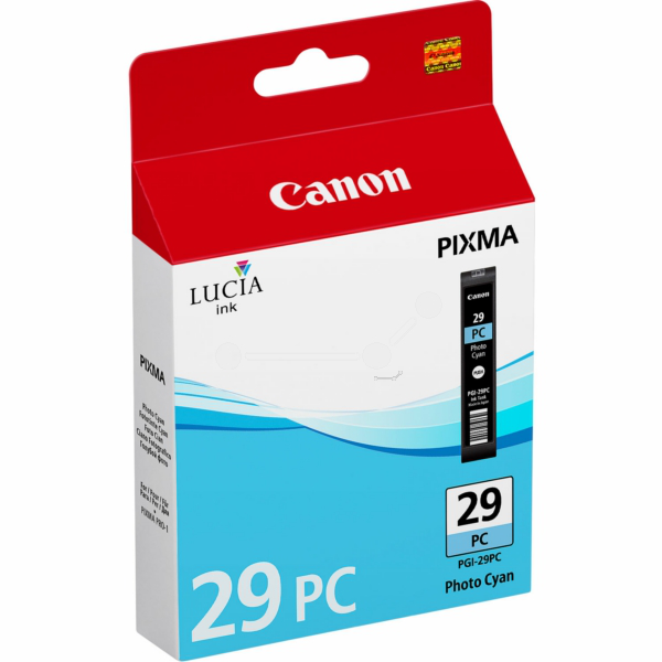 Farba do tlačiarne Canon PGI-29PC (4876B001) photocyan (fotoazúrová) - originálna