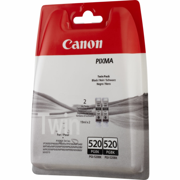 Farba do tlačiarne Canon PGI-520PGBK (2932B012) black (čierna) - originálna
