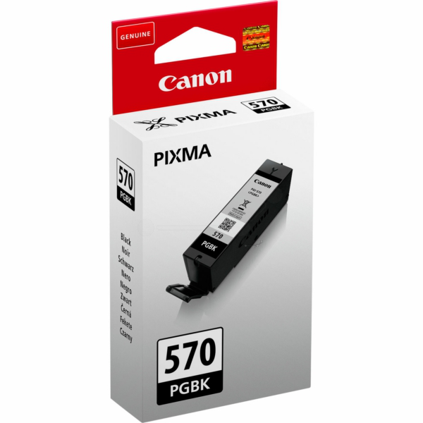 Farba do tlačiarne Canon PGI-570PGBK (0372C001) black (čierna) - originálna