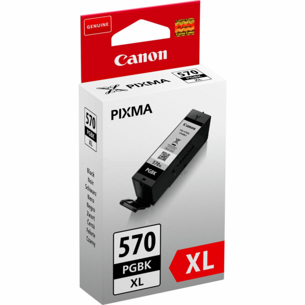 Farba do tlačiarne Canon PGI-570PGBK XL (0318C001) black (čierna) - originálna