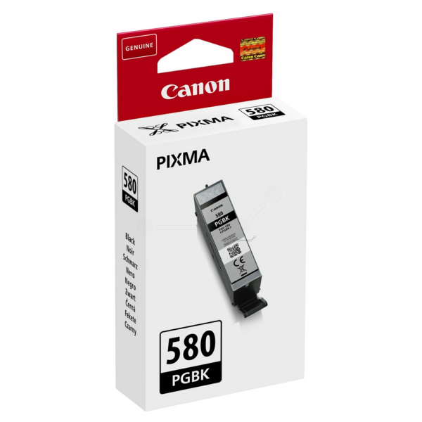 Farba do tlačiarne Canon PGI-580PGBK (2078C001) black (čierna) - originálna