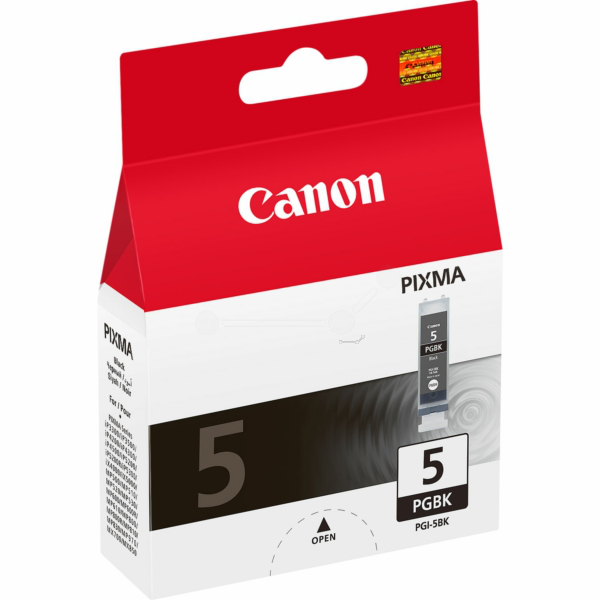 Farba do tlačiarne Canon PGI-5BK (0628B001) black (čierna) - originálna