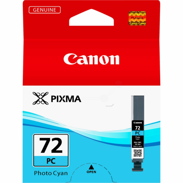 Farba do tlačiarne Canon PGI-72PC (6407B001) photocyan (fotoazúrová) - originálna