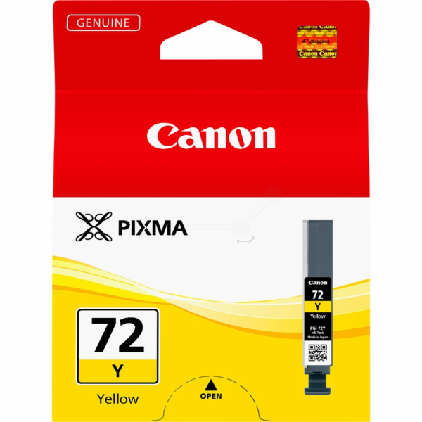 Farba do tlačiarne Canon PGI-72Y (6406B001) yellow (žltá) - originálna