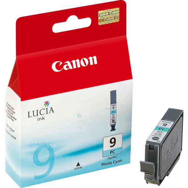 Farba do tlačiarne Canon PGI-9PC (1038B001) photocyan (fotoazúrová) - originálna
